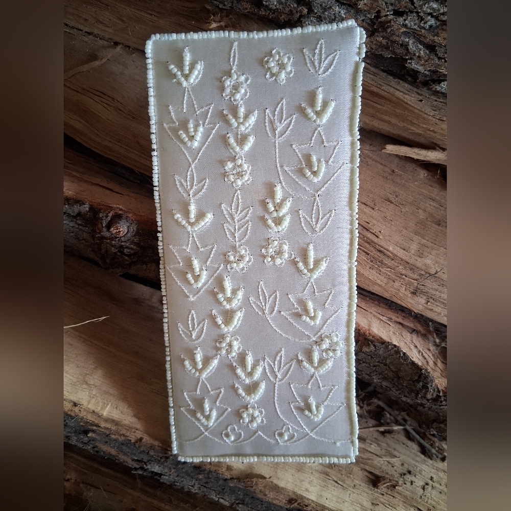Embroidered Floral Address Book